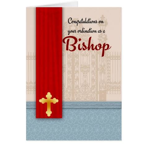 ordination cards for bishops